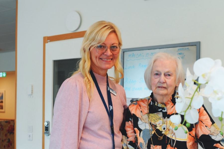 Beate Thyrén, verksamhetschef och Britta har en god relation
